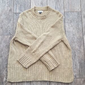 American Eagle Outfitters Green Speckled Crewneck Sweater